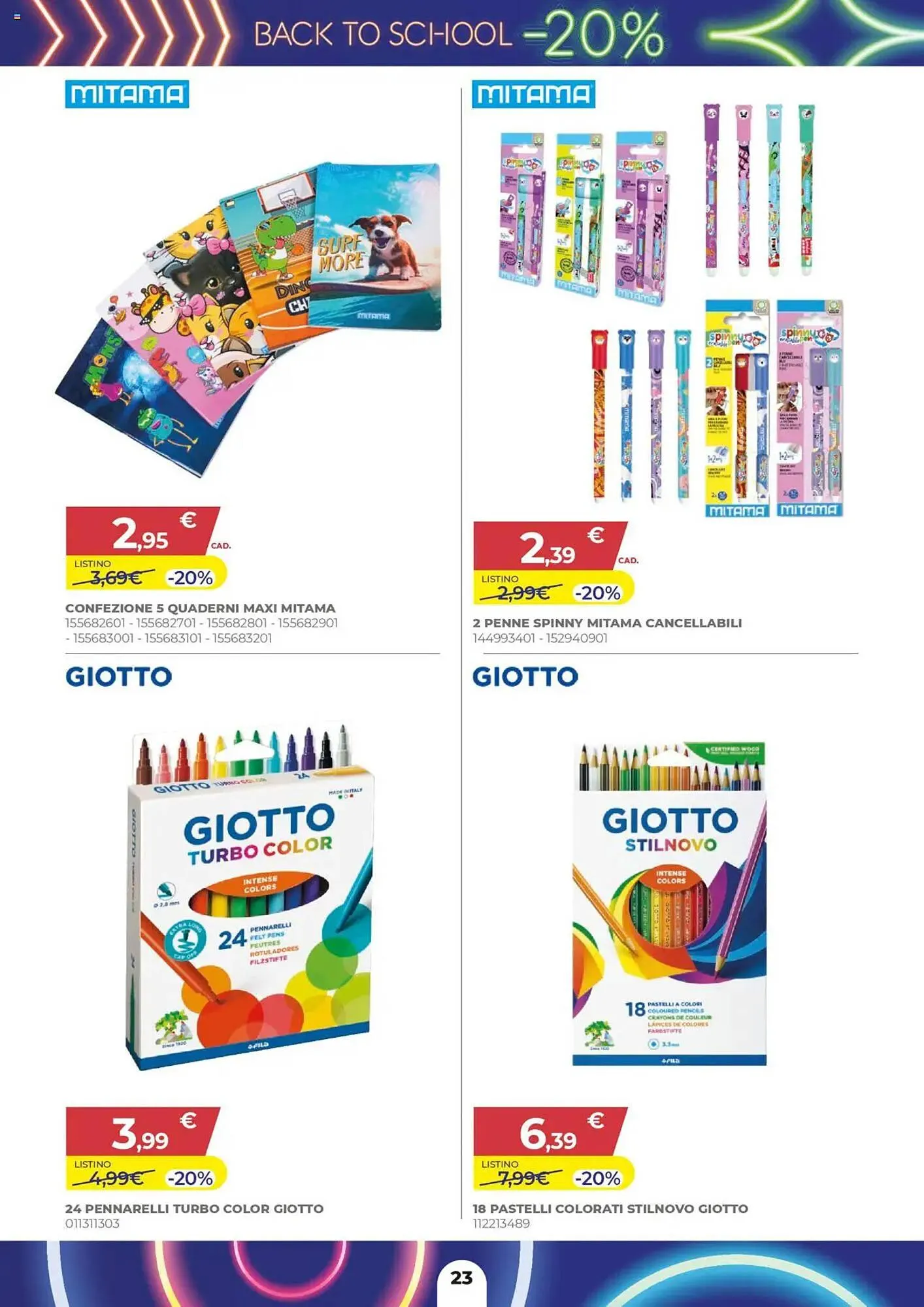 Volantino Toys Center da 17 luglio a 27 agosto di 2025 - Pagina del volantino 23