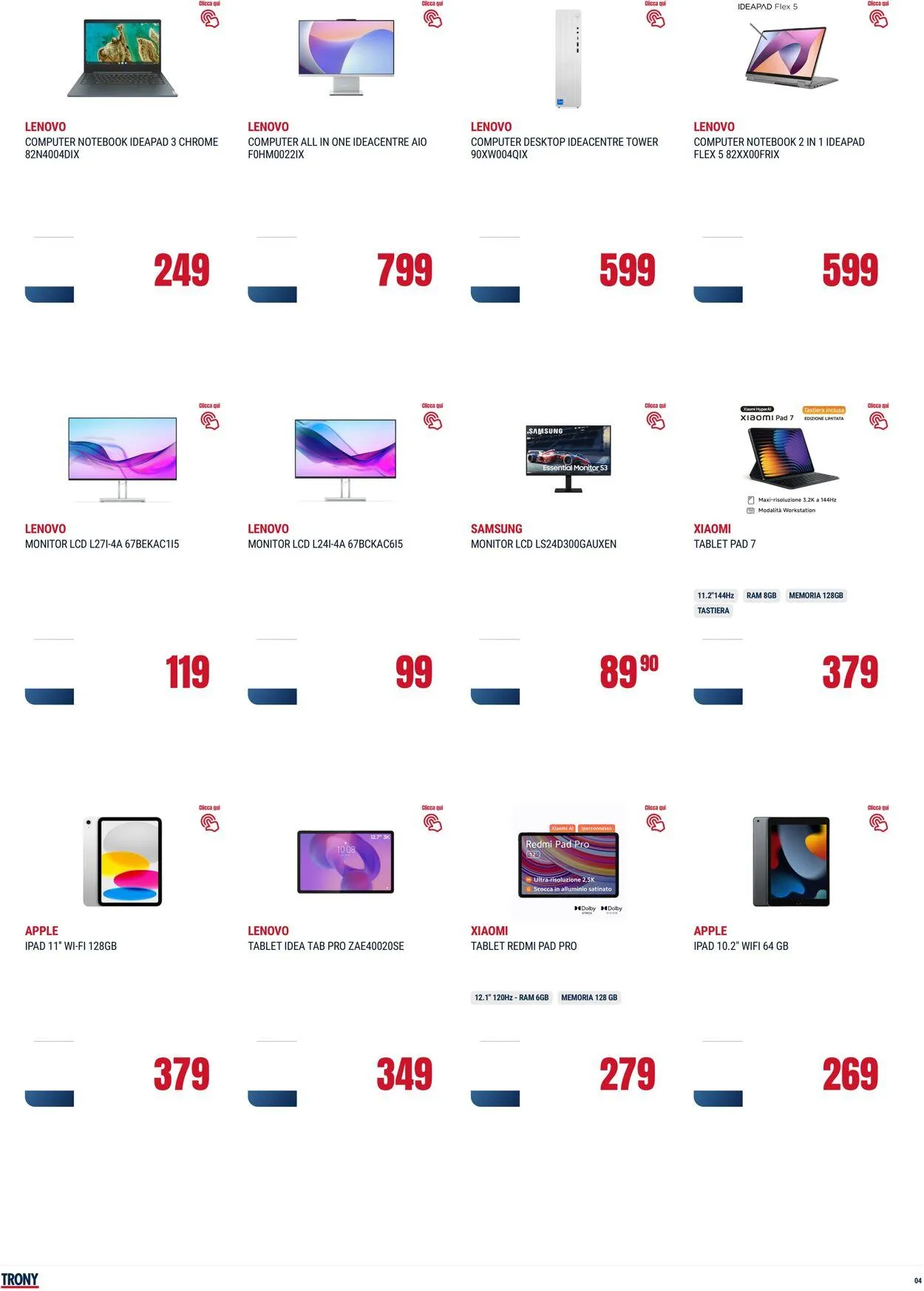 Trony - Napoli Volantino attuale da 3 luglio a 30 luglio di 2025 - Pagina del volantino 4