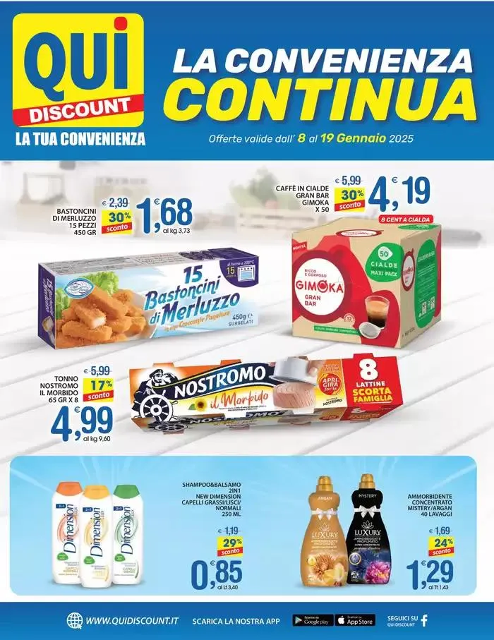 La Convenienza Continua da 8 gennaio a 19 gennaio di 2025 - Pagina del volantino 1