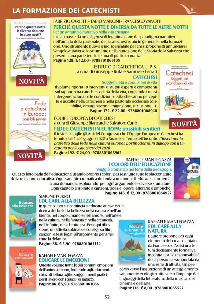  Catechismi & susssidi da 13 gennaio a 31 dicembre di 2025 - Pagina del volantino 52