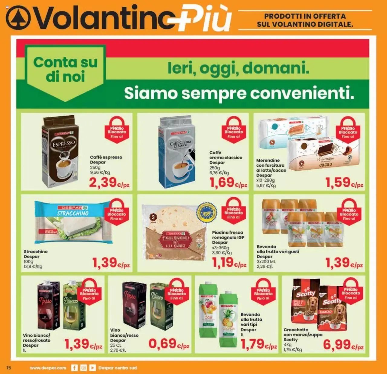 Volantino Eurospar da 14 settembre a 21 settembre di 2023 - Pagina del volantino 15