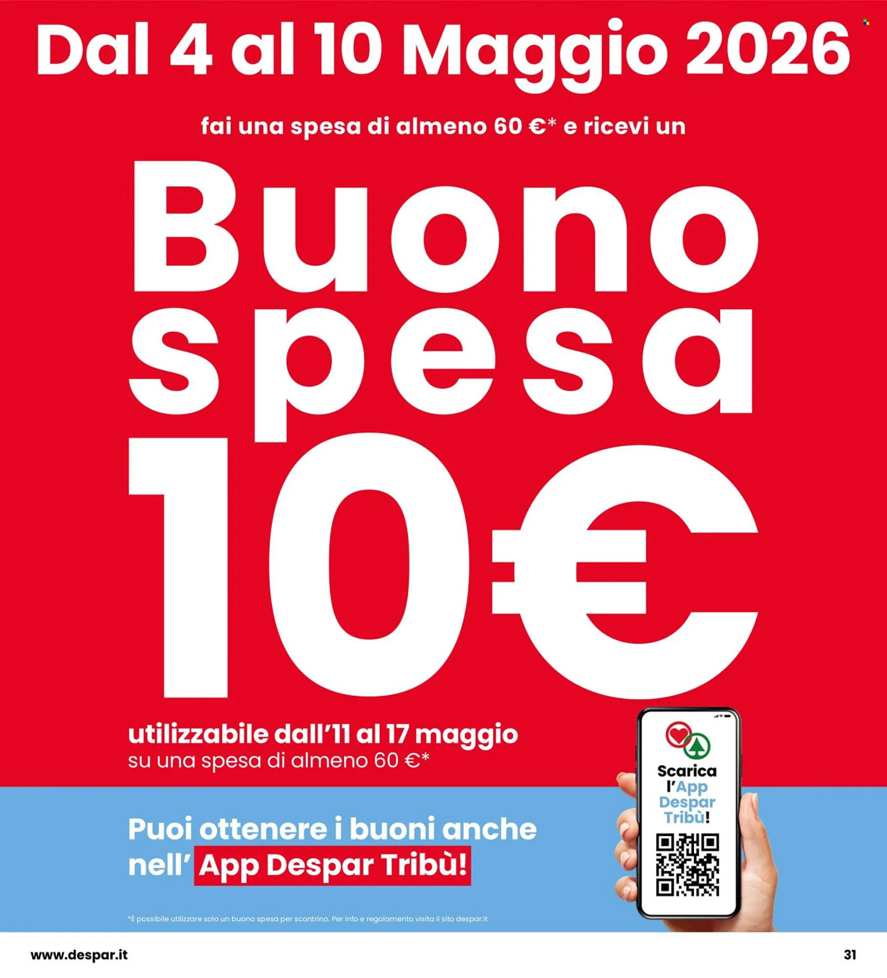 Volantino Interspar da 5 maggio a 20 maggio di 2026 - Pagina del volantino 31