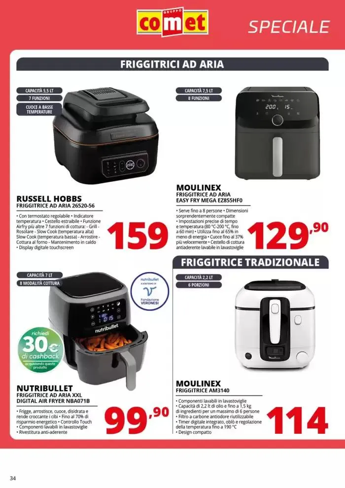 Speciale Piccoli Elettrodomestici  da 7 marzo a 19 marzo di 2025 - Pagina del volantino 34