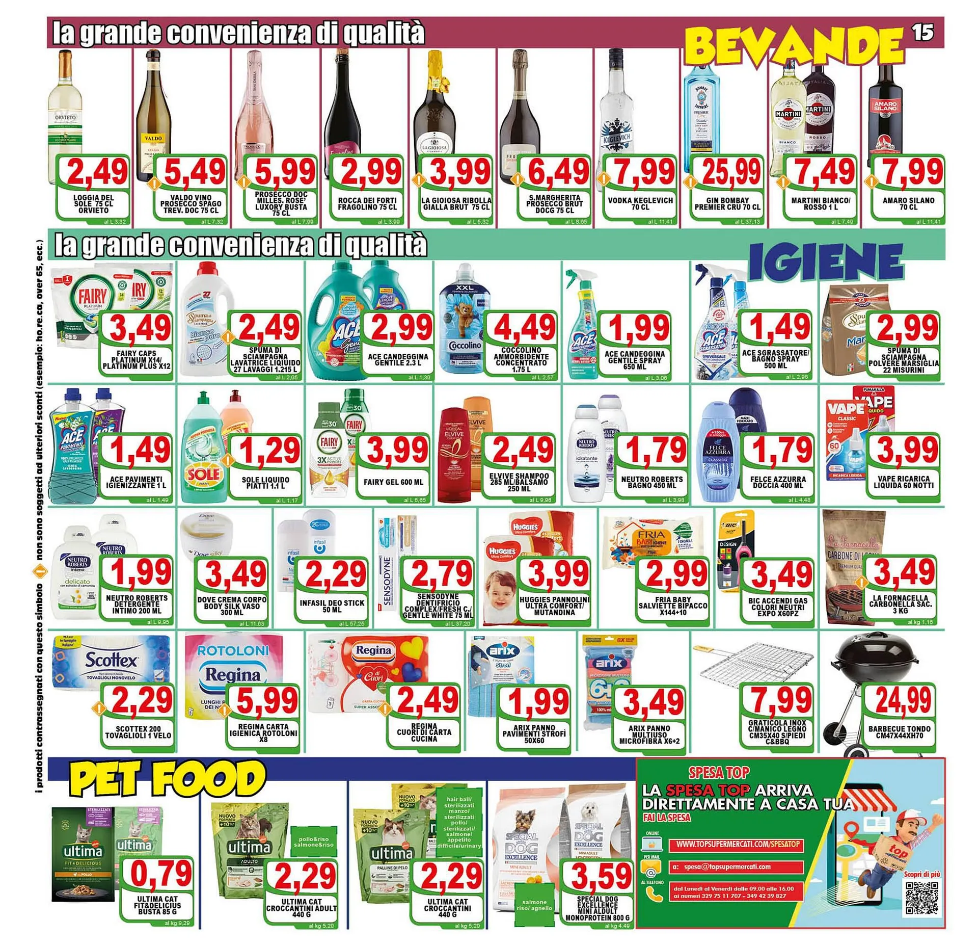 Volantino Top Supermercati da 11 agosto a 22 agosto di 2023 - Pagina del volantino 15