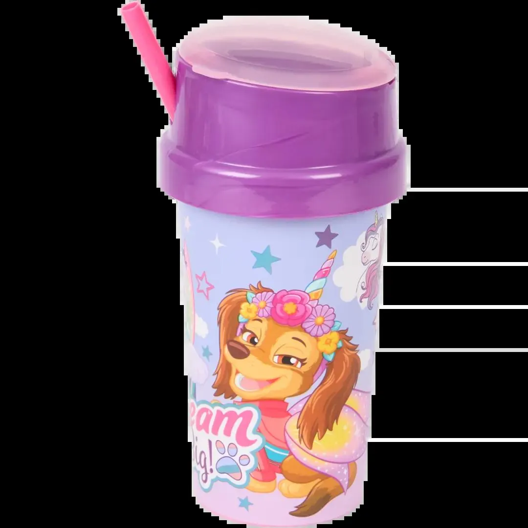 Bicchiere con contenitore per snack