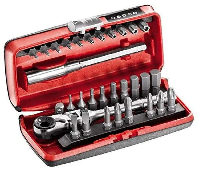 USAG 606 1/4 SK - Assortimento con cricchetto 1/4" ed inserti (31 pz) 06060012