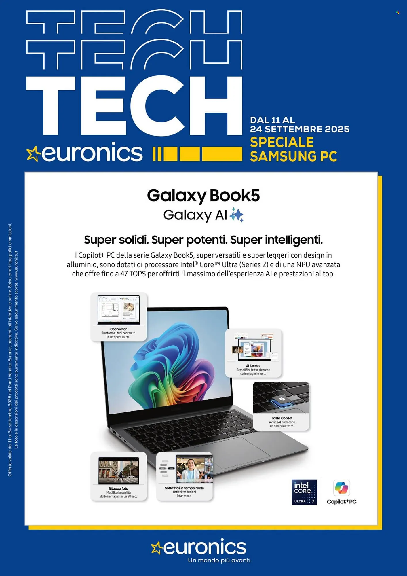 Volantino Euronics da 12 settembre a 24 settembre di 2025 - Pagina del volantino 1