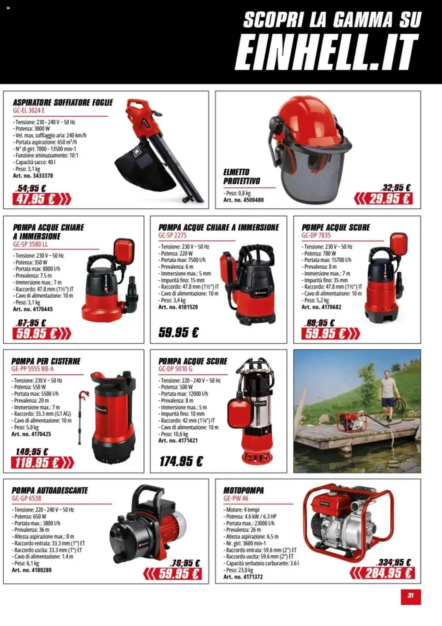 Volantino Einhell da 1 febbraio a 31 maggio di 2025 - Pagina del volantino 32