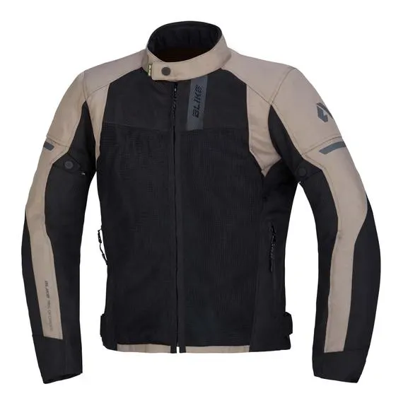 Giacca da moto Snatch Air Nero/Talpa