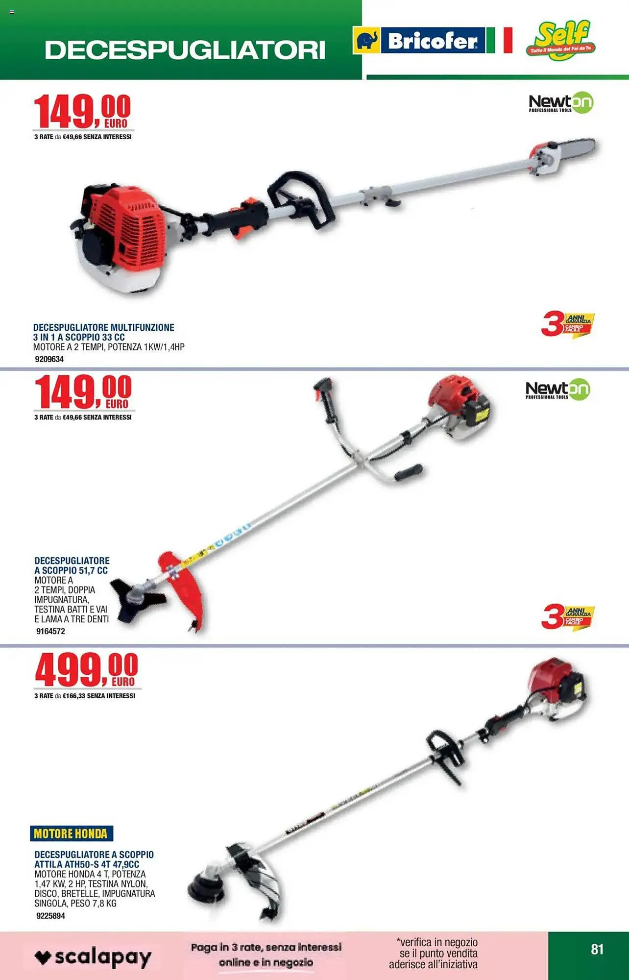 Volantino Bricofer da 27 maggio a 30 settembre di 2025 - Pagina del volantino 81
