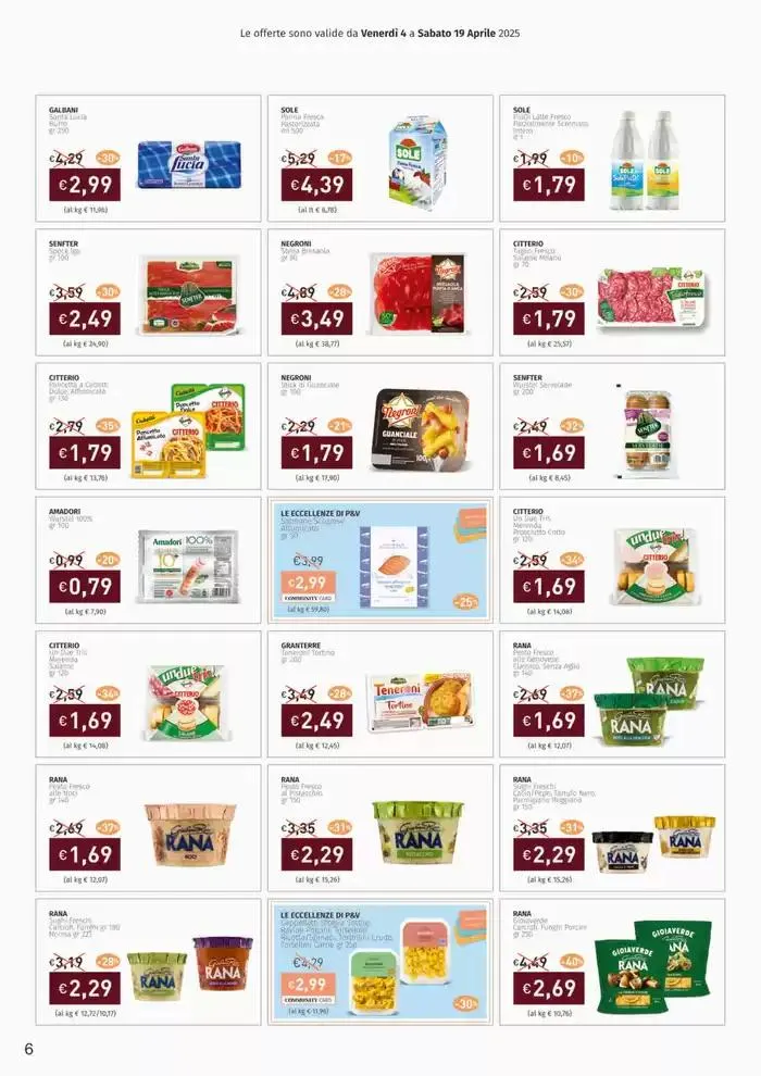 Per Pasqua solo eccellenze! da 4 aprile a 19 aprile di 2025 - Pagina del volantino 6