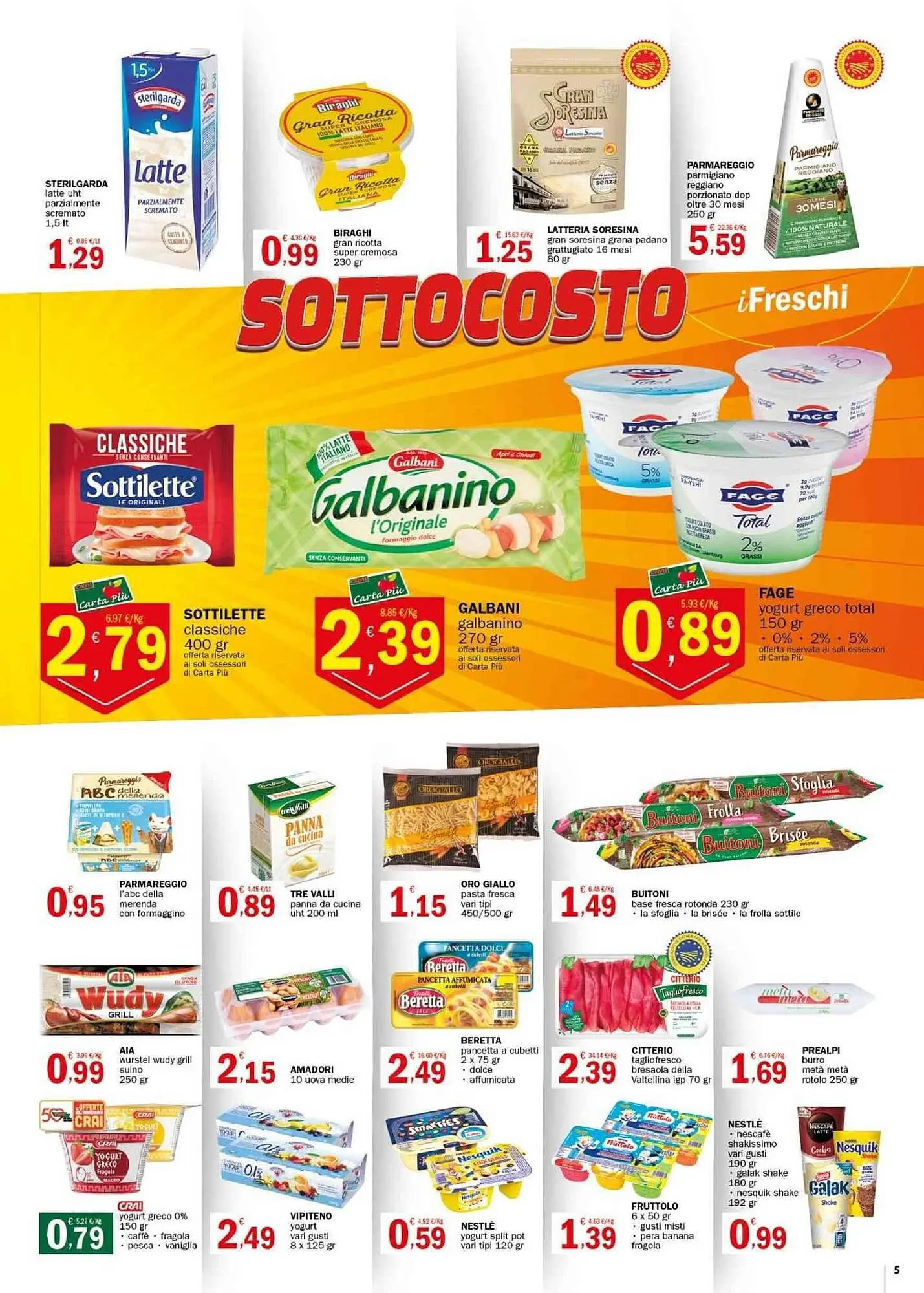 Volantino Crai da 1 settembre a 12 settembre di 2023 - Pagina del volantino 5