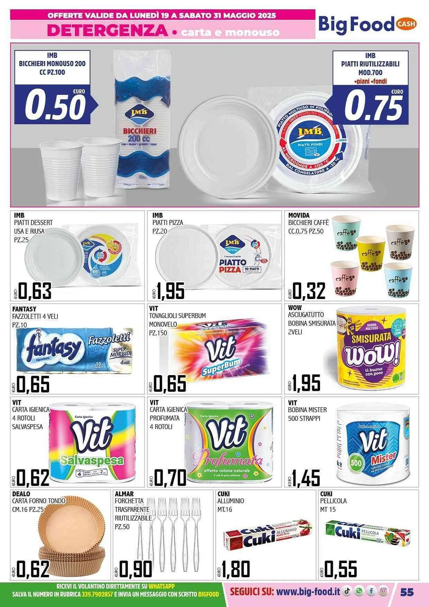 Volantino Big Food da 19 maggio a 31 maggio di 2025 - Pagina del volantino 55