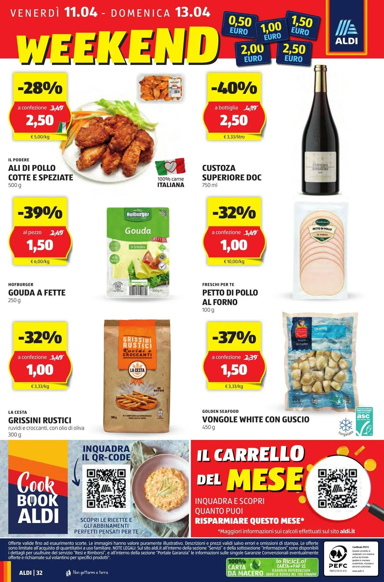 Aldi Volantino attuale da 7 aprile a 13 aprile di 2025 - Pagina del volantino 32