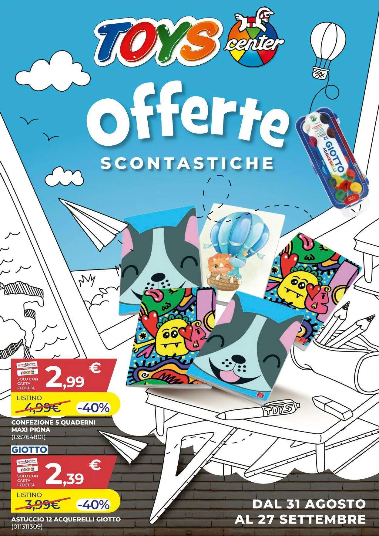 Toys Center da 31 agosto a 27 settembre di 2023 - Pagina del volantino 1