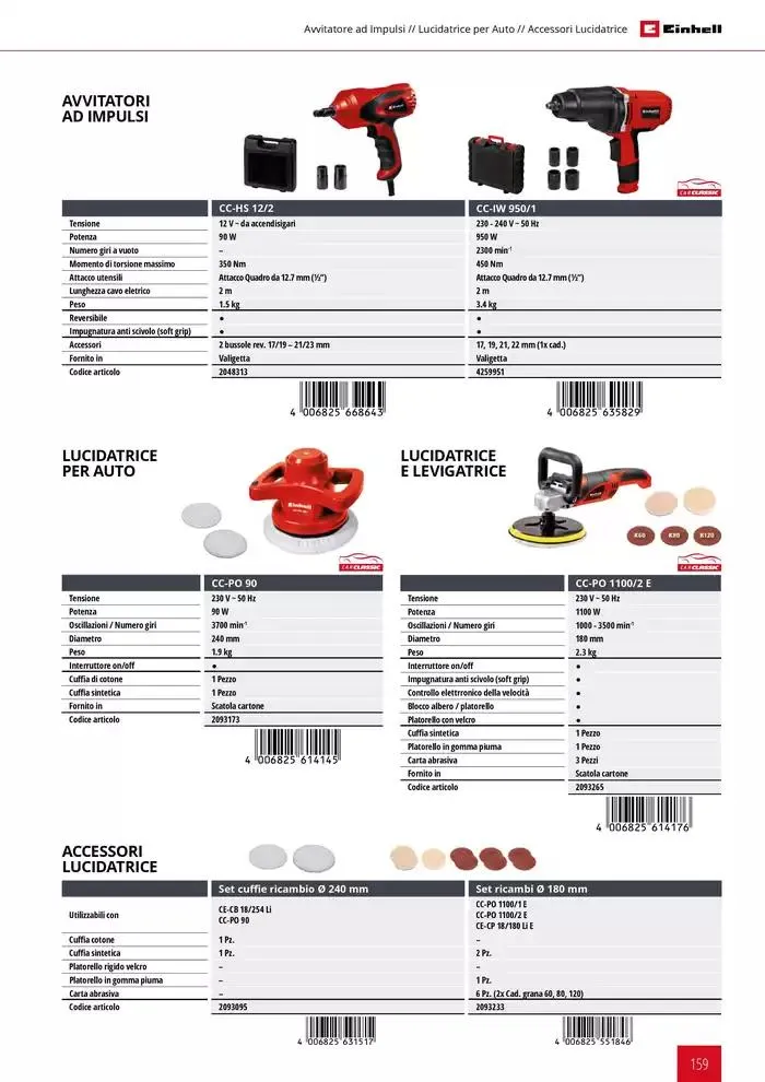 Elettroutensili 2025 da 11 febbraio a 31 dicembre di 2025 - Pagina del volantino 159