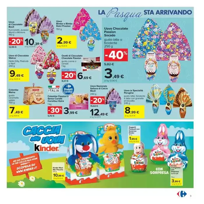 Sconti 30%40%50% da 25 marzo a 7 aprile di 2025 - Pagina del volantino 9