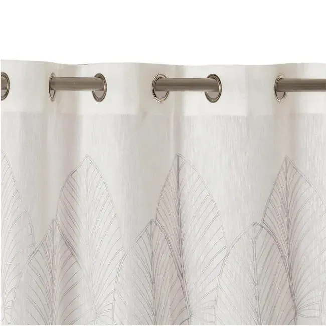Tenda Palmas grigio, occhiello 140x280 cm