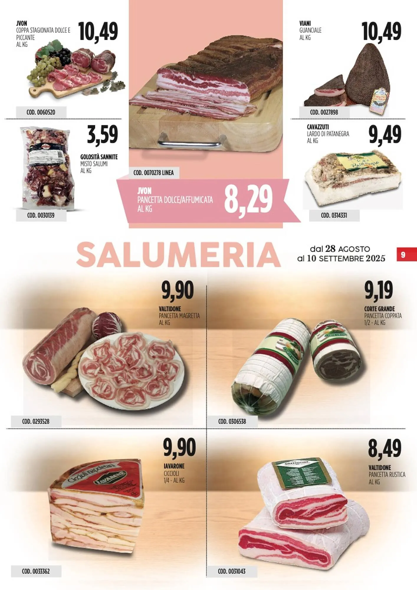 Volantino Carico Cash & Carry da 28 agosto a 10 settembre di 2025 - Pagina del volantino 9