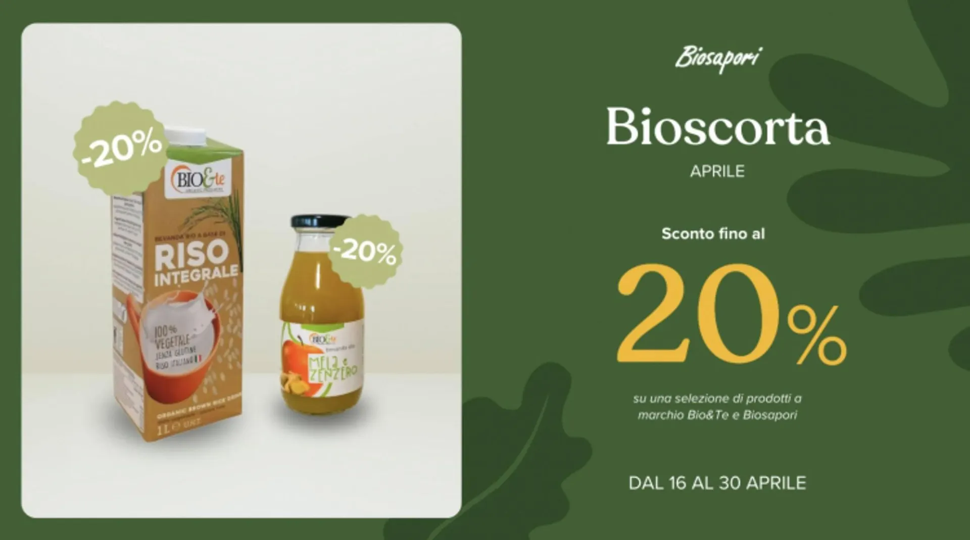 Volantino Biosapori - 1