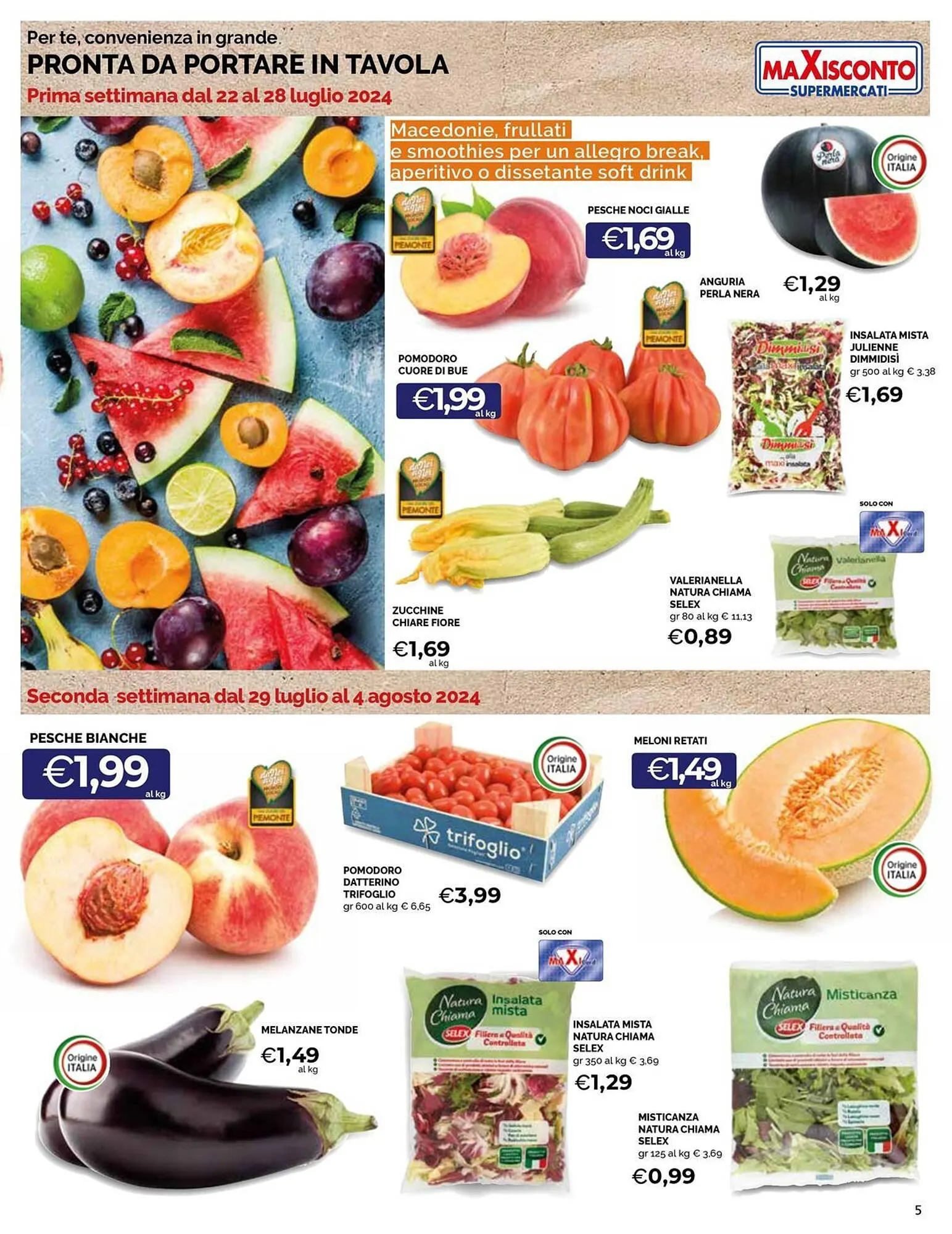 Volantino Maxisconto da 22 luglio a 4 agosto di 2024 - Pagina del volantino 5