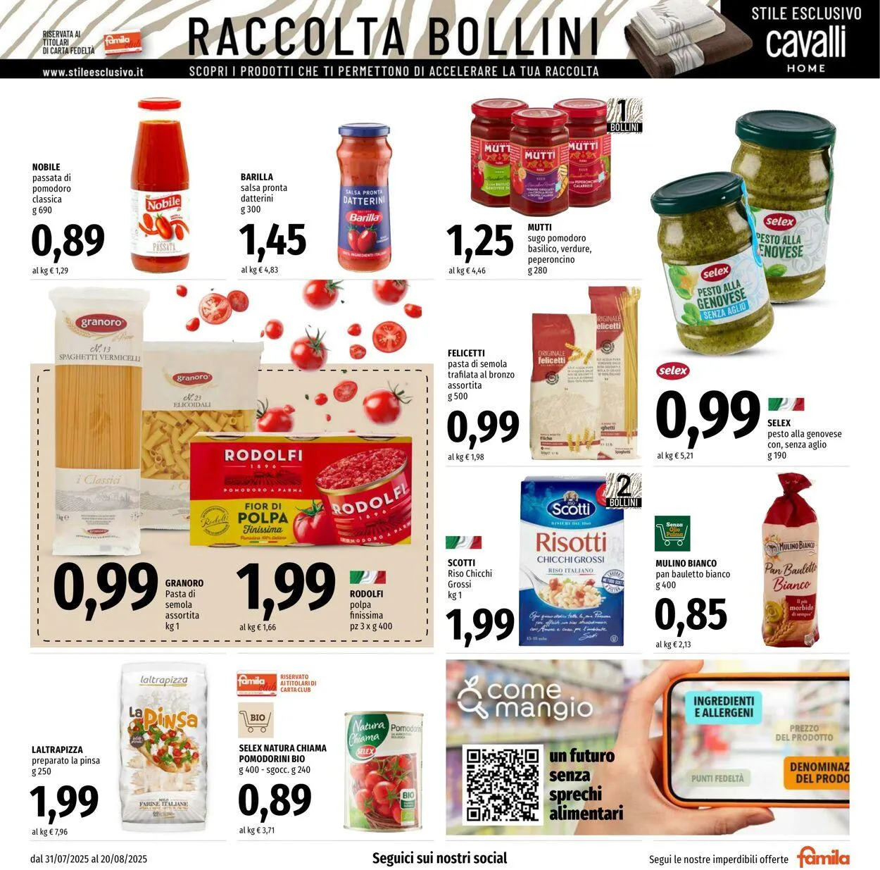 Famila Volantino attuale da 31 luglio a 20 agosto di 2025 - Pagina del volantino 15
