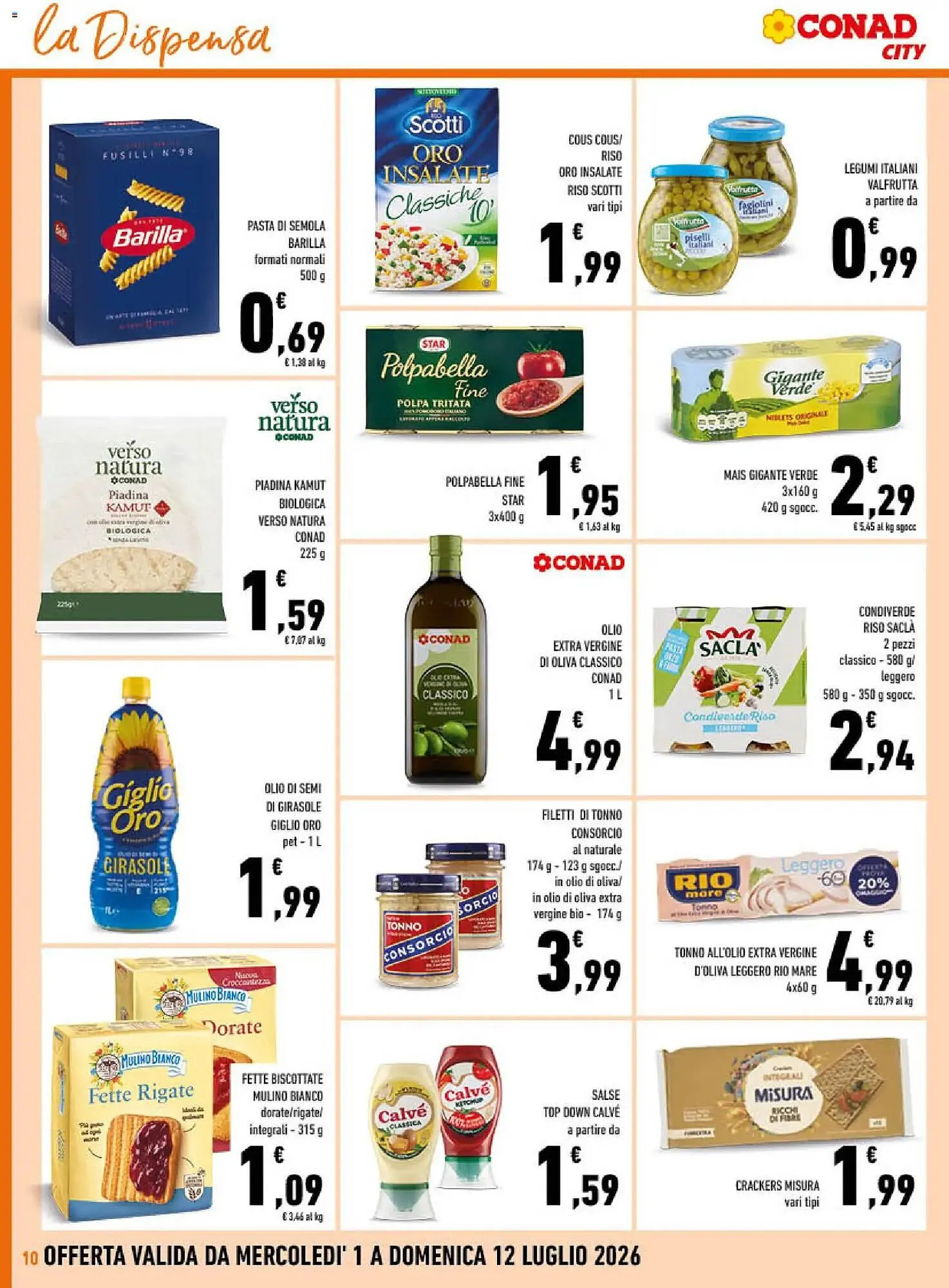 Volantino Conad da 1 luglio a 12 luglio di 2026 - Pagina del volantino 10