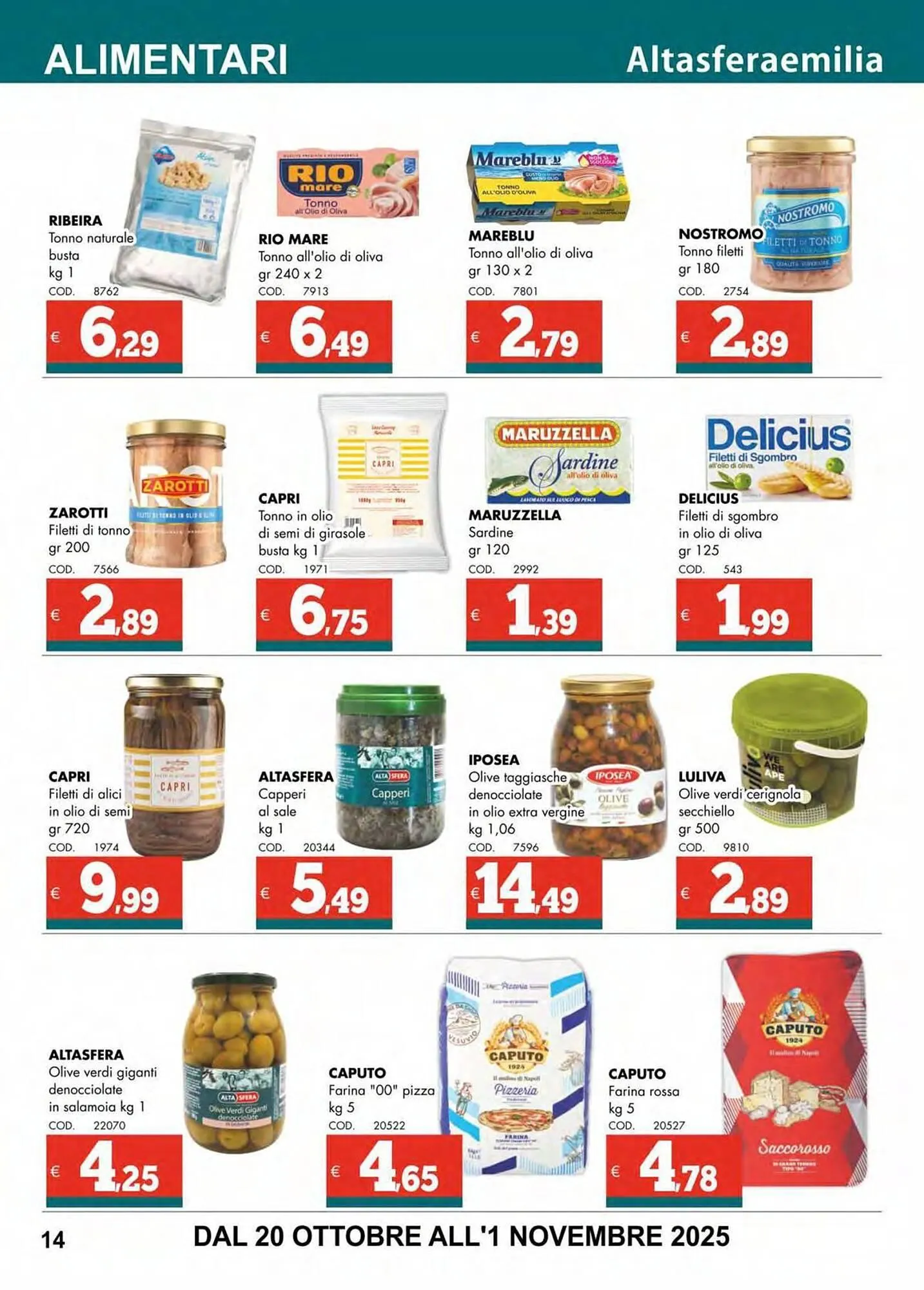Volantino Altasfera da 20 ottobre a 1 novembre di 2025 - Pagina del volantino 14