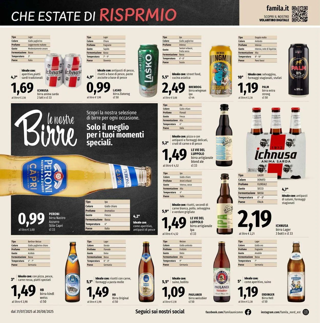 Famila Volantino attuale da 31 luglio a 20 agosto di 2025 - Pagina del volantino 12