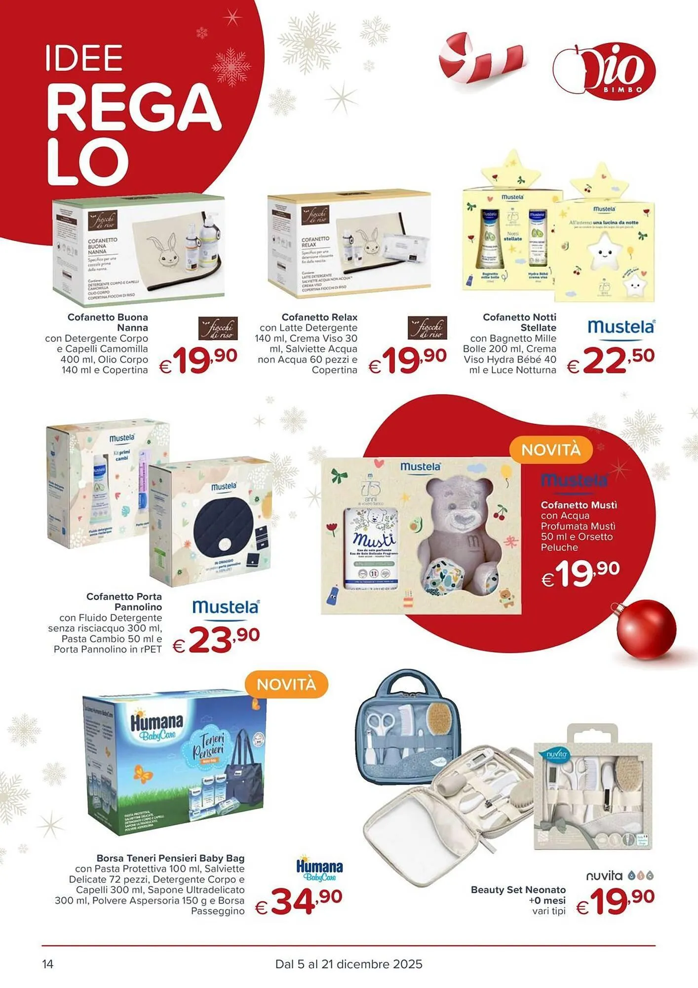 Volantino Io Bimbo da 5 dicembre a 21 dicembre di 2025 - Pagina del volantino 14