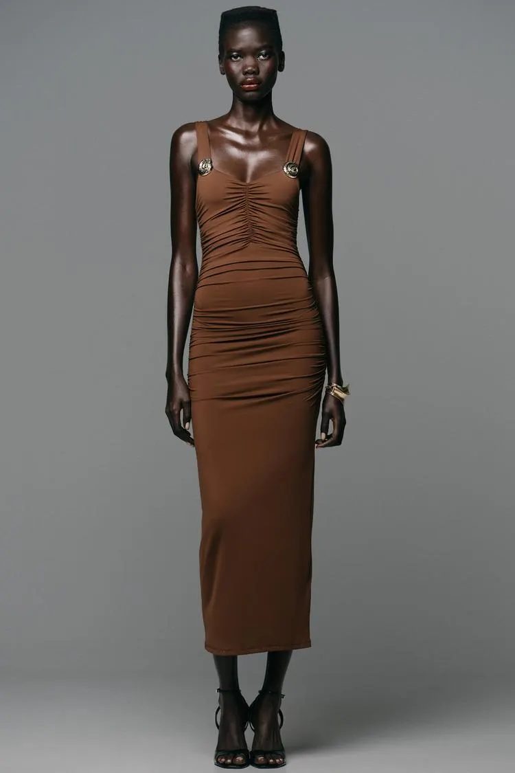 SEASHELL POLYAMIDE DRESS