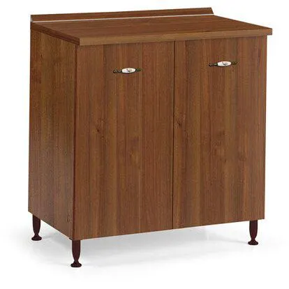 Base cucina 80 cm 2 ante noce antico
