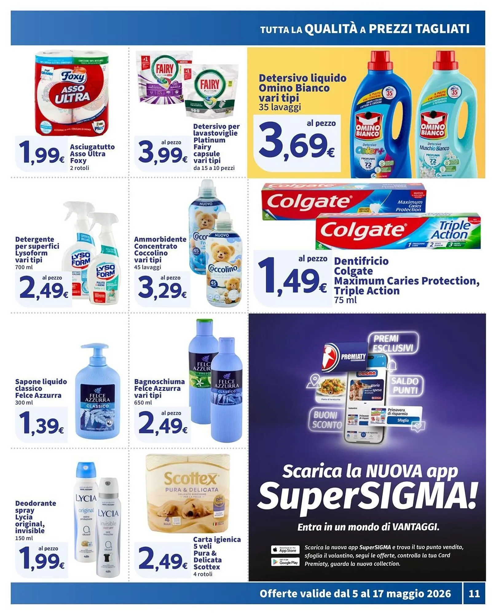 Volantino Ok Sigma da 5 maggio a 17 maggio di 2026 - Pagina del volantino 11