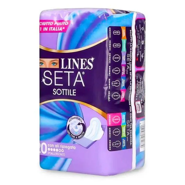 ASSORBENTI LINES SETA SOTTILI 20PZ