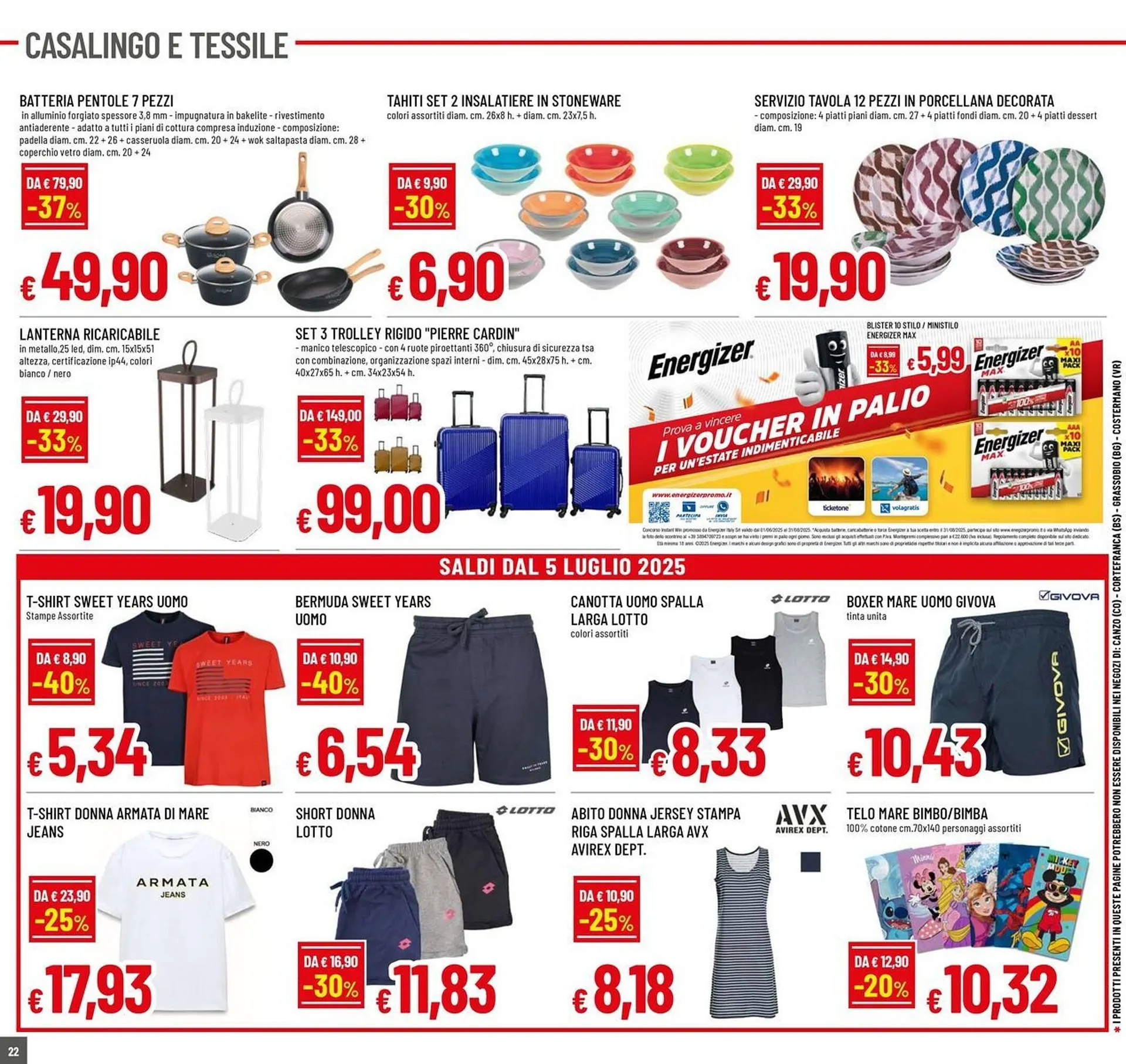 Volantino A&O da 3 luglio a 16 luglio di 2025 - Pagina del volantino 22