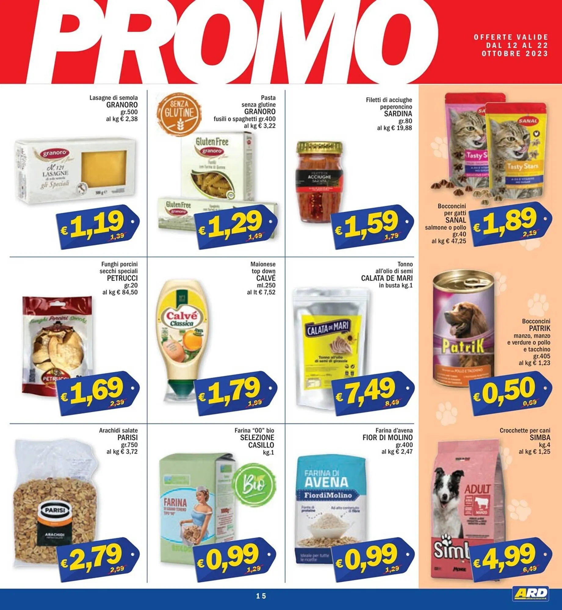 Volantino Ard Discount da 12 ottobre a 22 ottobre di 2023 - Pagina del volantino 15