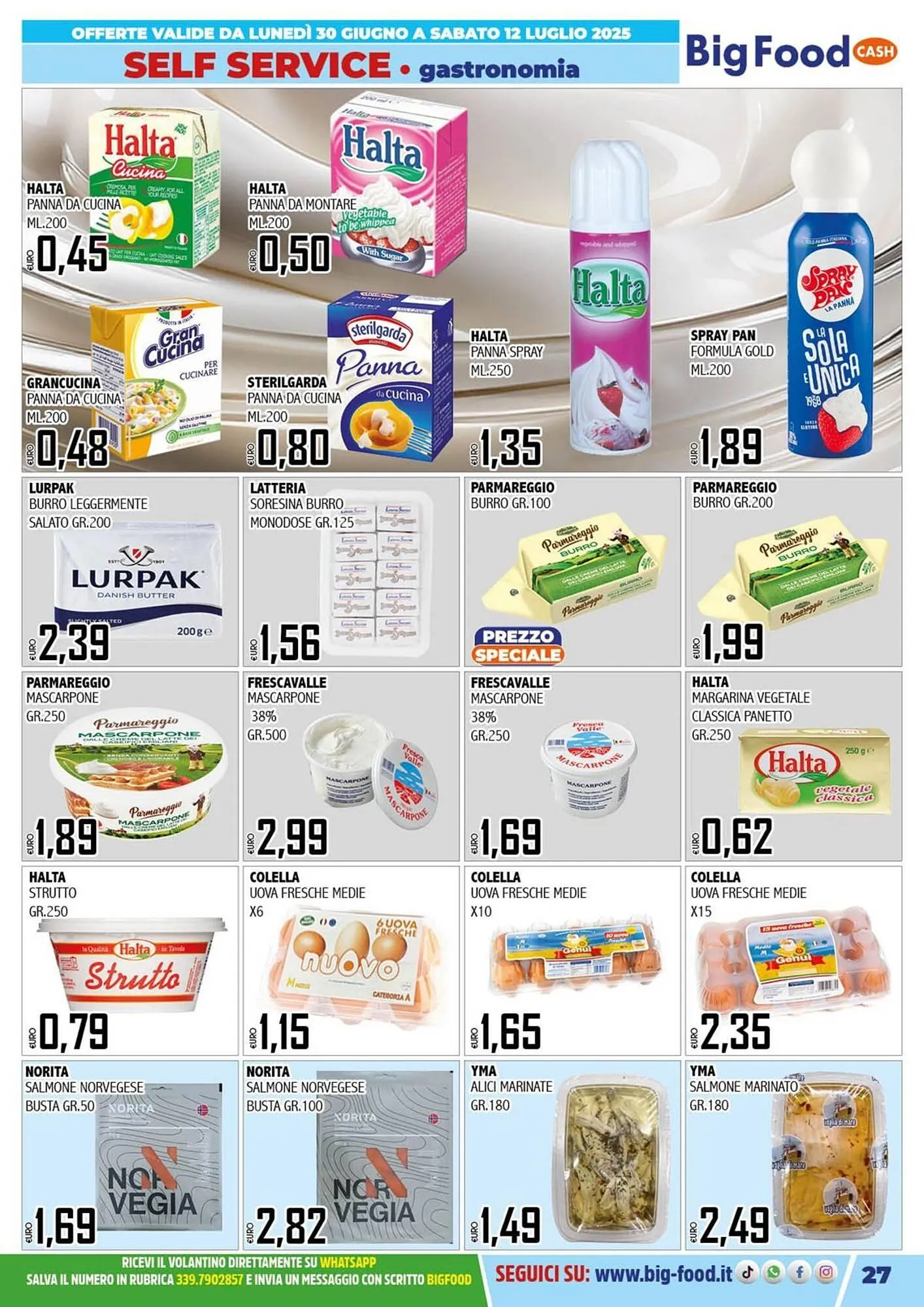 Volantino Big Food da 30 giugno a 12 luglio di 2025 - Pagina del volantino 27