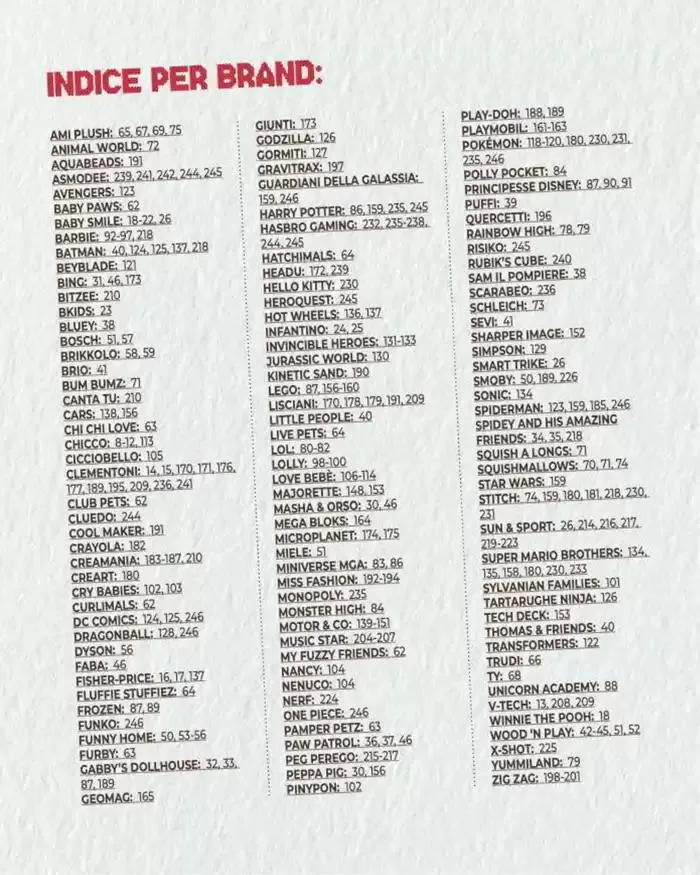 Catalogo di natale 2024! da 18 ottobre a 17 novembre di 2024 - Pagina del volantino 252