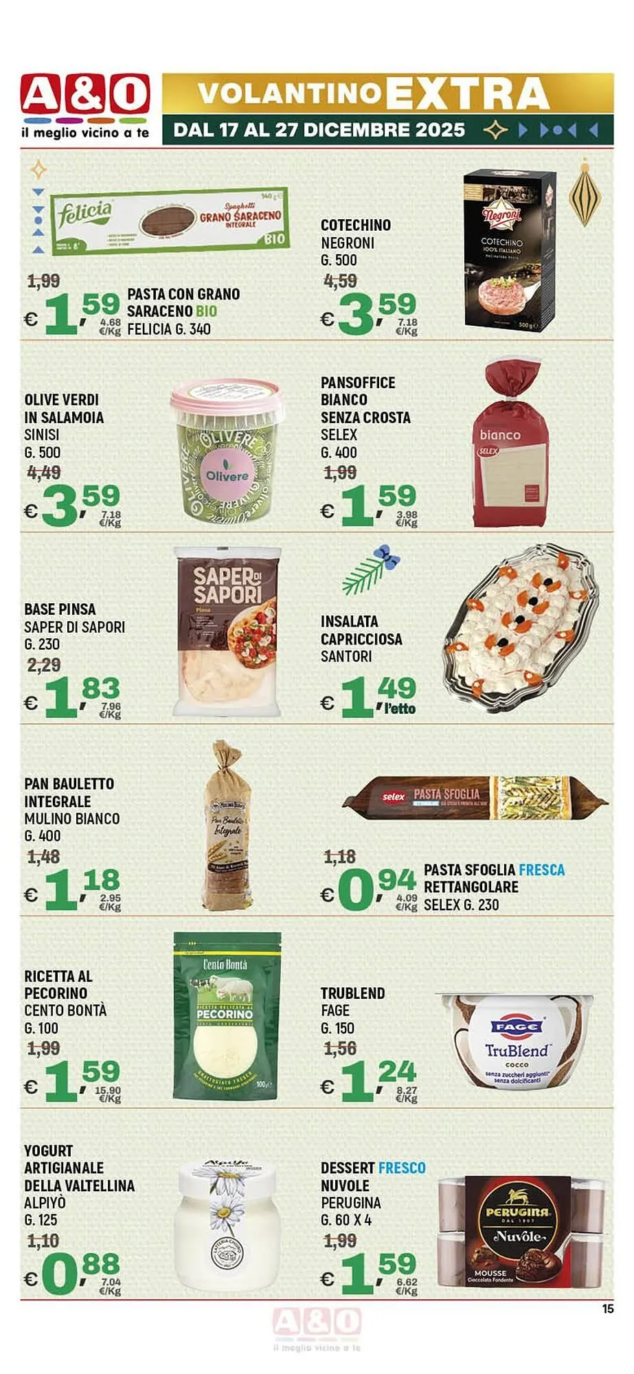 Volantino A&O da 18 dicembre a 27 dicembre di 2025 - Pagina del volantino 15