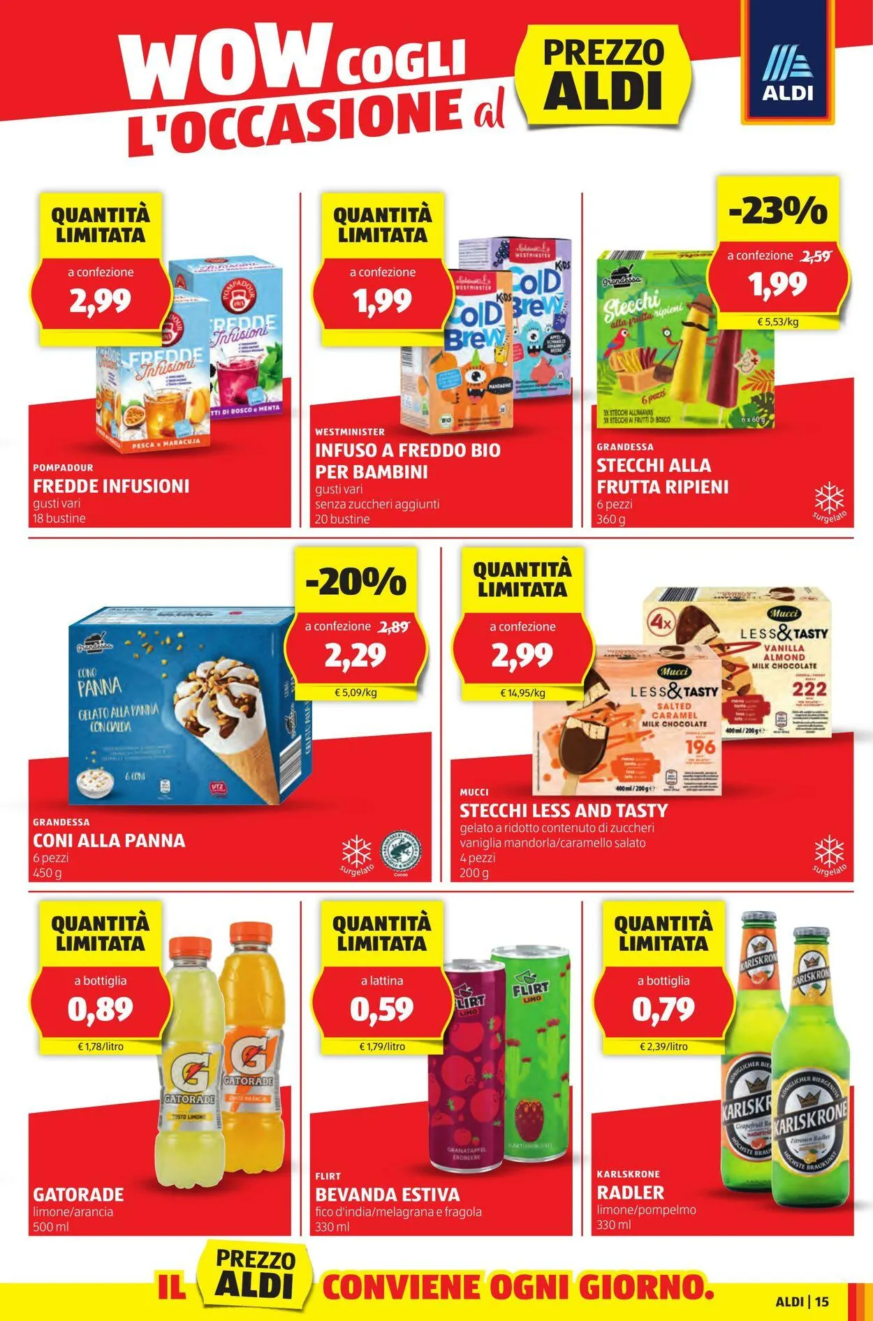 Aldi Volantino attuale da 28 luglio a 3 agosto di 2025 - Pagina del volantino 15