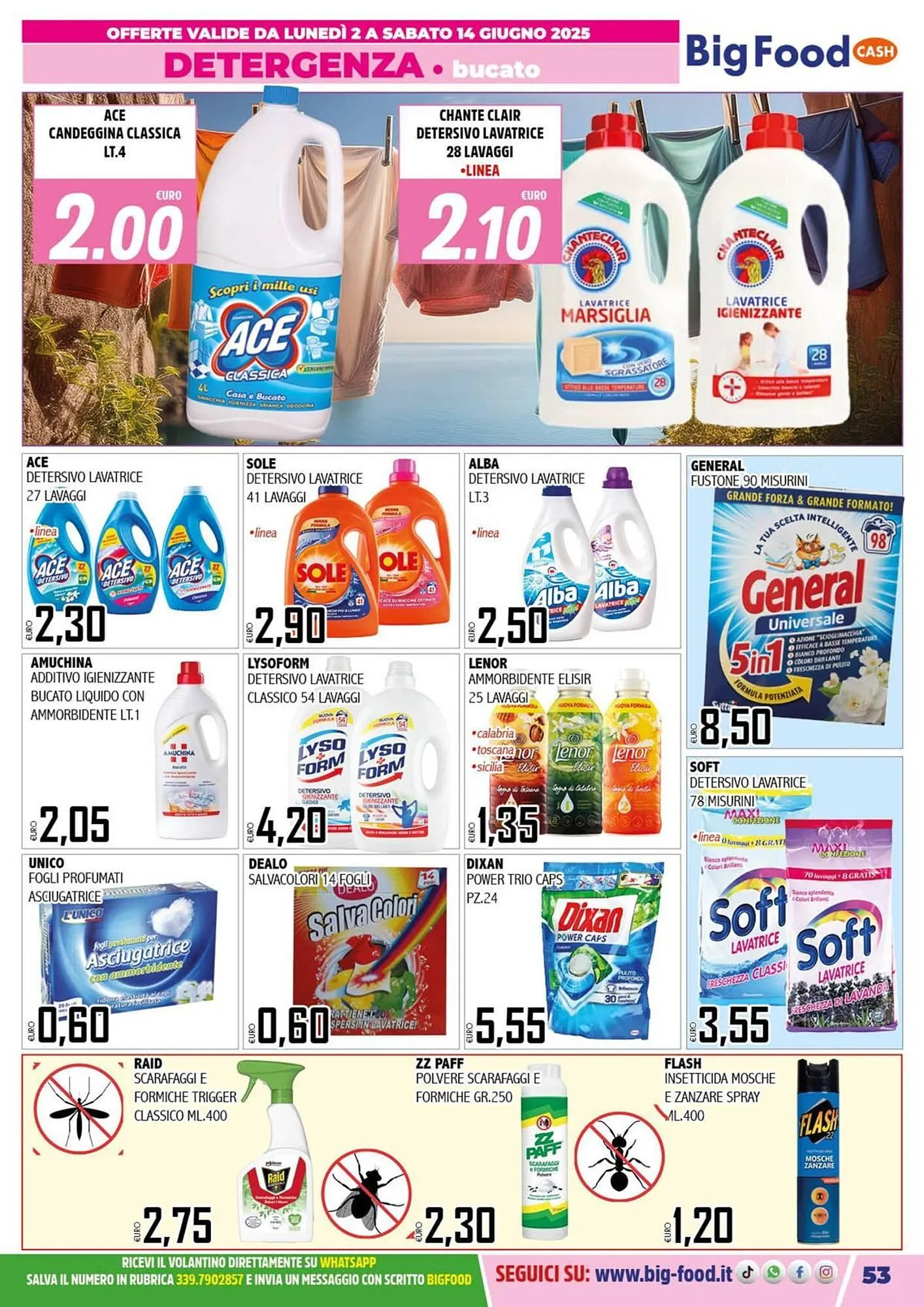 Volantino Big Food da 2 giugno a 14 giugno di 2025 - Pagina del volantino 53