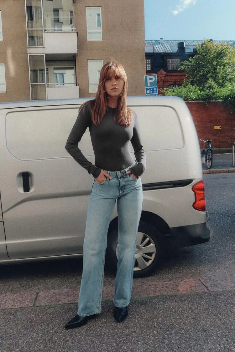 JEANS TRF WIDE LEG VITA MEDIA