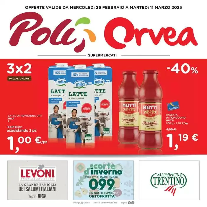 Offerte valide da 26 febbraio a 11 marzo - 1