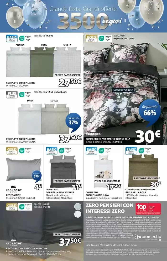 Grande festa. Grandi offerte. da 24 ottobre a 1 dicembre di 2024 - Pagina del volantino 15