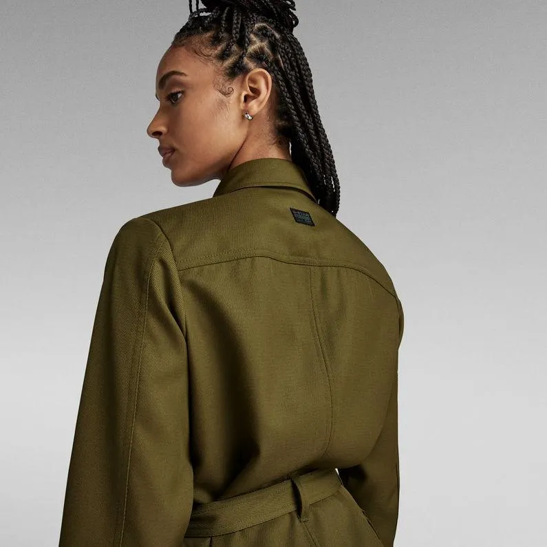 Military Shirt Dress