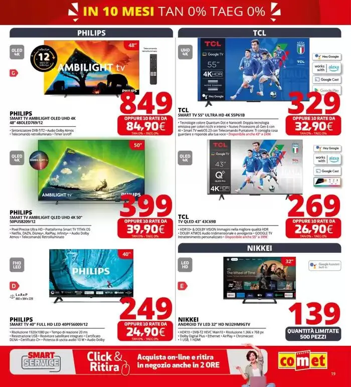 Zero scusa, tasso zero da Comet! da 3 aprile a 16 aprile di 2025 - Pagina del volantino 19