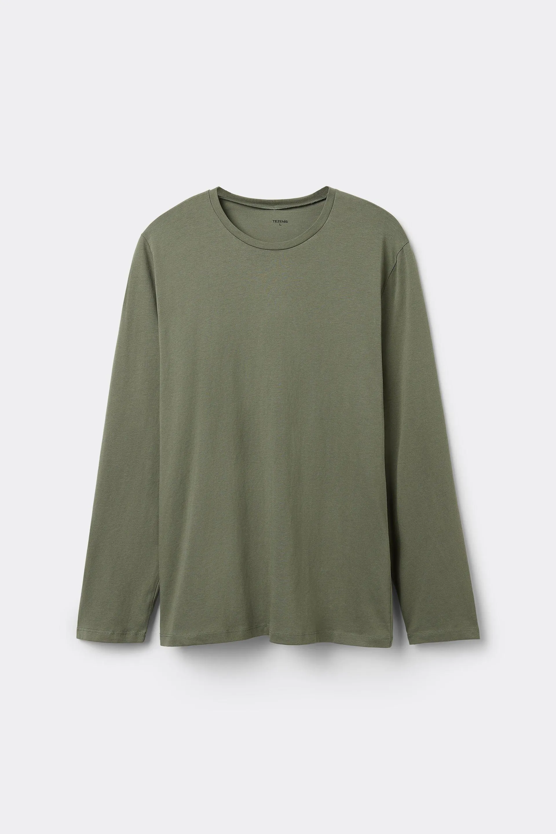 Maglia Cotone Girocollo Manica Lunga