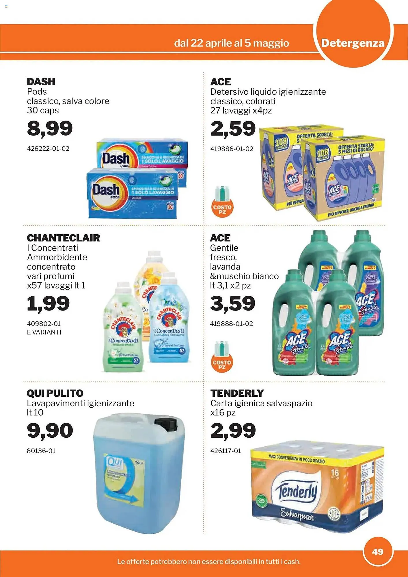 Volantino GrosMarket da 22 aprile a 5 maggio di 2026 - Pagina del volantino 49