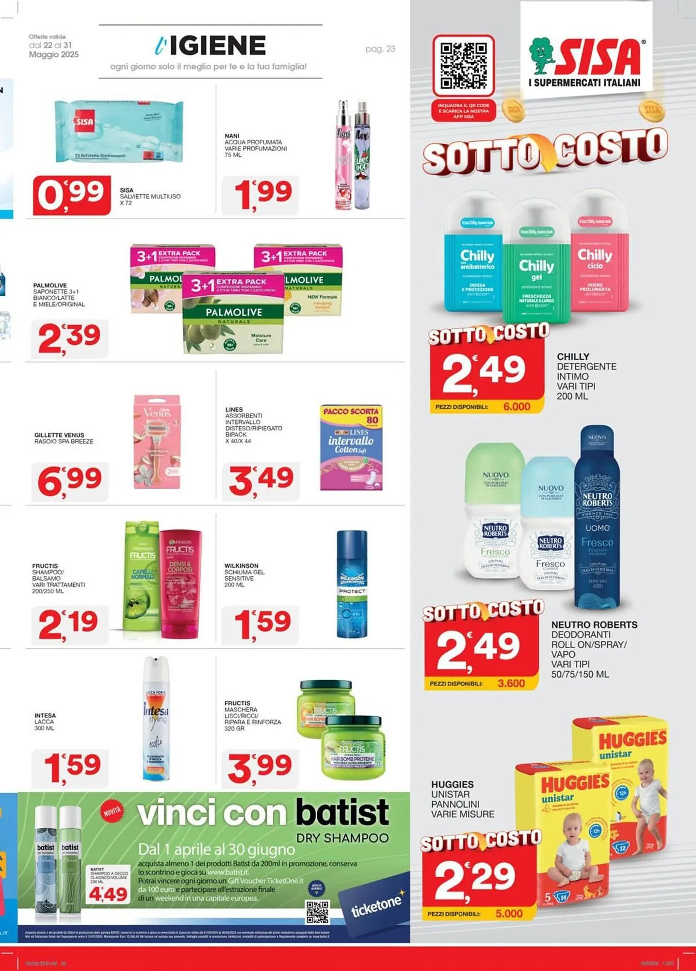 Volantino Sisa da 22 maggio a 31 maggio di 2025 - Pagina del volantino 23