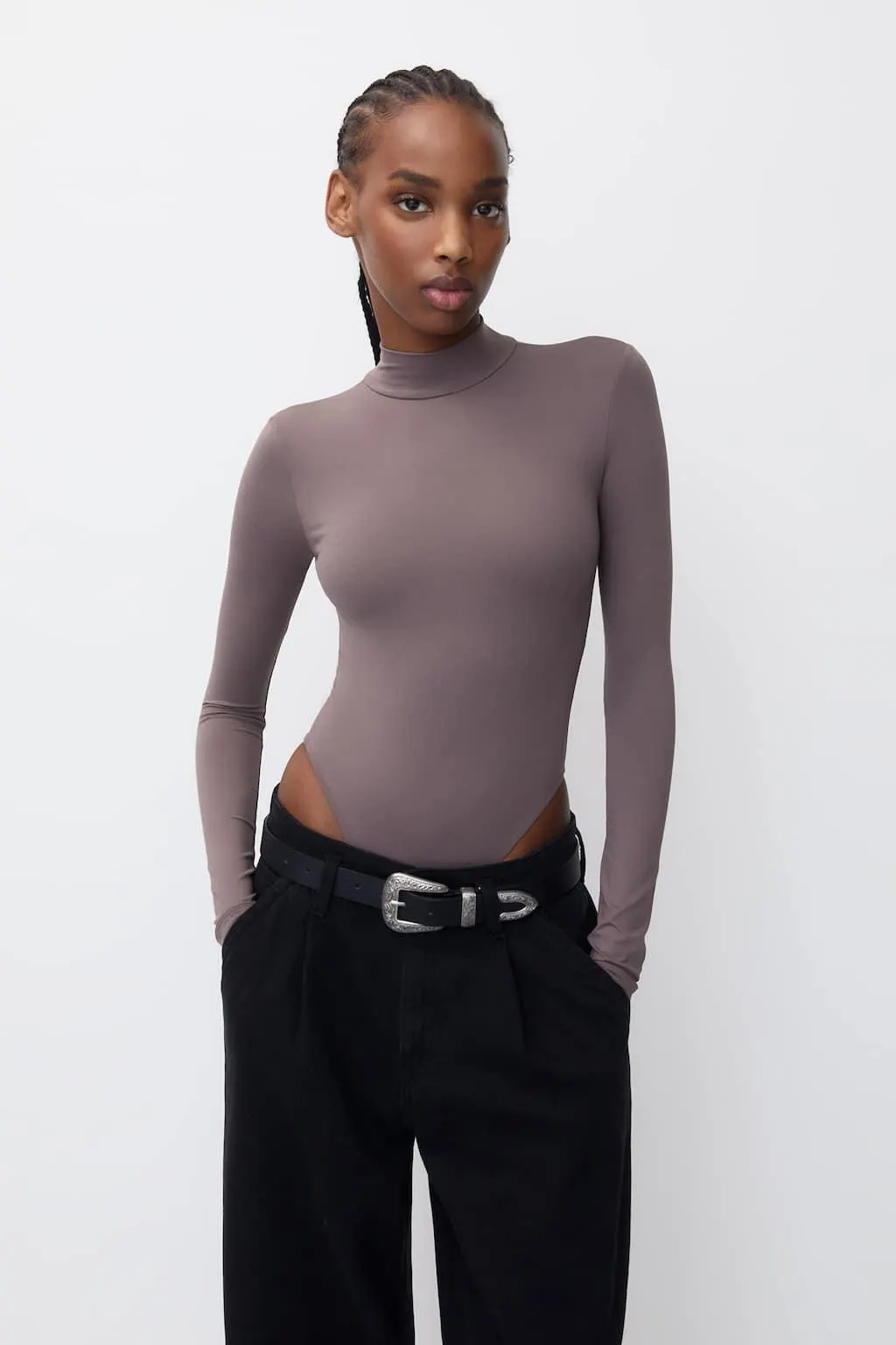 BODY COLLO ALTO MANICHE LUNGHE